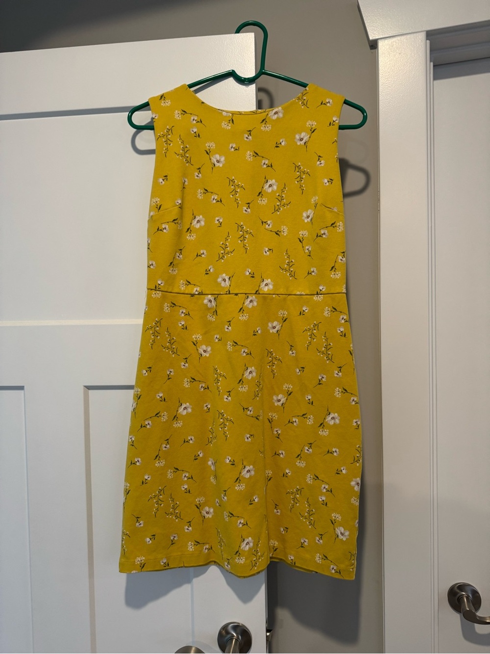 Old Navy Yellow Floral Midi Dress